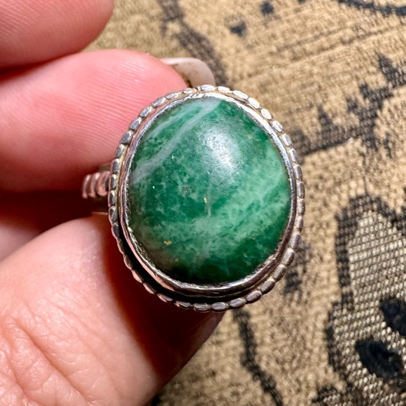 Silver and gemstone ring - Picture 4 of 12